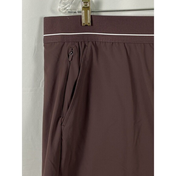 Women’s Brown Resort Skort Sz XL 2 Slash Pockets 2 Zip Pockets Pull On Stretch - Picture 2 of 12